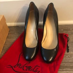 Christian Louboutin Declic 90 pump black leather